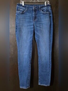 💢4For$20 Arizona Jean Company Dark Blue Mid-rise Skinny Jeans Junior Size 13
